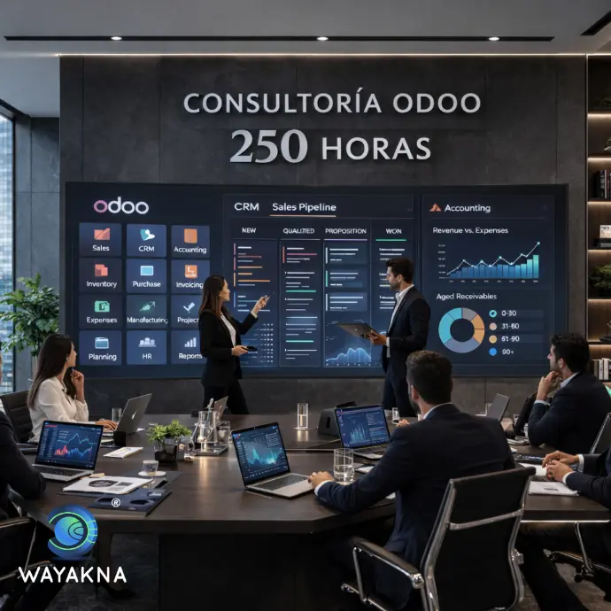 Plan Camino - Paquete de 250 horas de consultoría funcional o técnica de Odoo