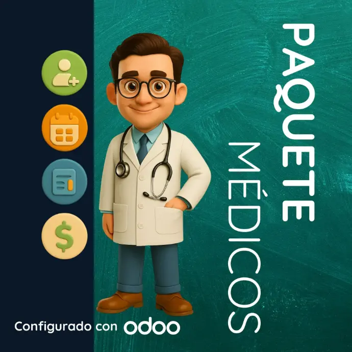 [ODOOPACKMEDICW] Paquete MÉDICOS configurado en Odoo (Si, soy Wayakna Fan o cumpliré con las condiciones (*) - hasta 25% mas económico)