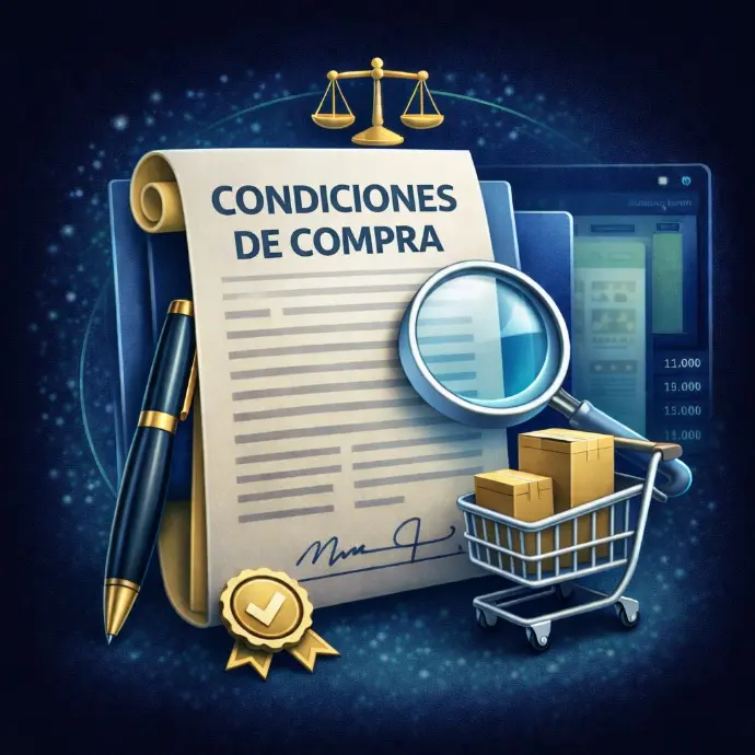 [JURICONDCOMPRA] Servicio jurídico - Condiciones de compra por su ERP / departamento de compras