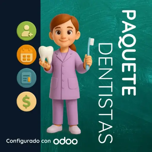 Paquete DENTISTAS configurado en Odoo