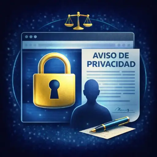 [JURIAVISOPRIVA] Servicio jurídico - Aviso de Privacidad por su sitio web o comercio electrónico